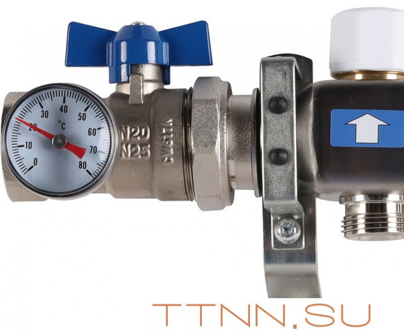 Для отопления Rommer 1"/3/4"x9 с расходомерами (RMS-1210-000009) Для отопления Rommer 1"/3/4"x9 с расходомерами (RMS-1210-000009)