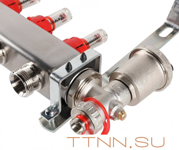 Для отопления Rommer 1"/3/4"x9 с расходомерами (RMS-1210-000009) Для отопления Rommer 1"/3/4"x9 с расходомерами (RMS-1210-000009)