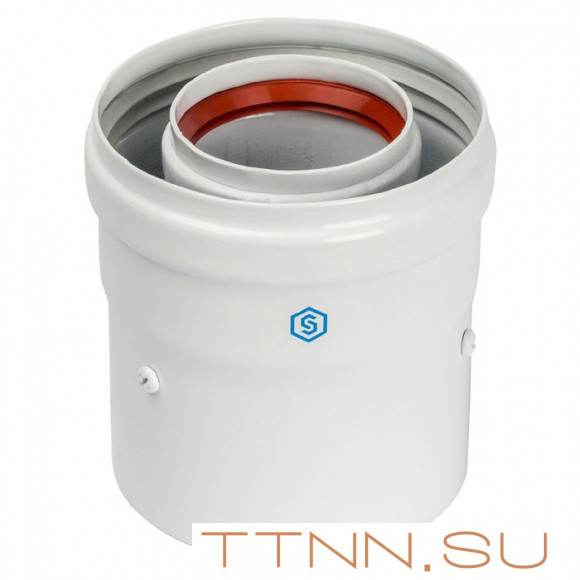 Адаптер STOUT для котла вертикальный D 60/100 Адаптер STOUT для котла вертикальный D 60/100