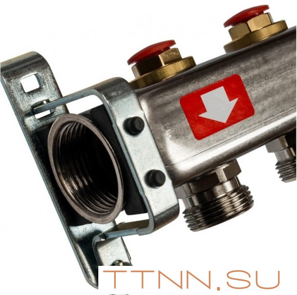 Коллектор с запорными клапанами STOUT SMS-0932-000003 Коллектор с запорными клапанами STOUT SMS-0932-000003