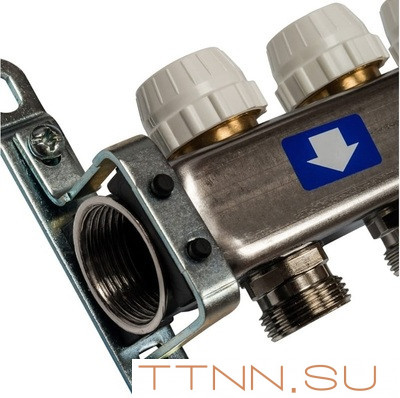 Коллектор с запорными клапанами STOUT SMS-0932-000004 Коллектор с запорными клапанами STOUT SMS-0932-000004