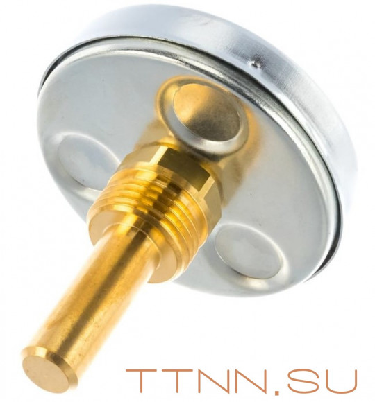 Термометр биметаллический с погружной гильзой Watts F+R801 (T) 63/50 (1/2",160"С)