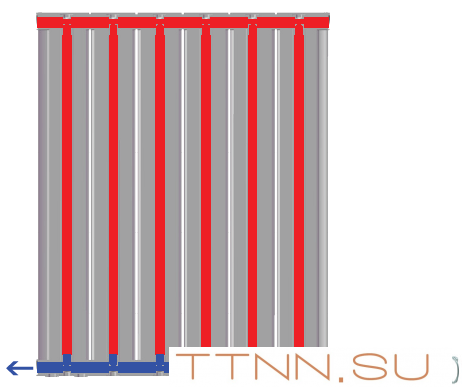 Алюминиевый радиатор Global VOX-R 800 8 секций