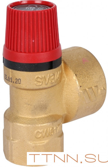 Клапан предохранительный 15х3/4" STOUT SVS-0001-001520 Клапан предохранительный 15х3/4" STOUT SVS-0001-001520