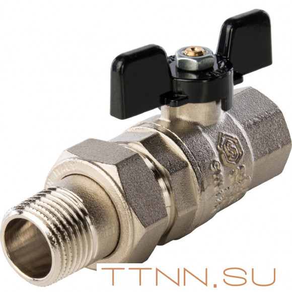 Кран шаровой с накидной гайкой STOUT 1/2" SVB-0007-000015