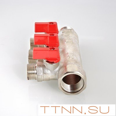 Коллектор с отсекающими кранами Valtec 1*2*1/2 VT.580