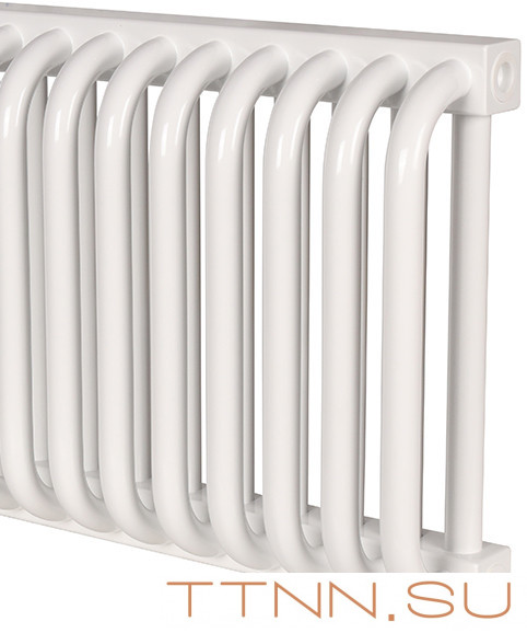 Стальной трубчатый радиатор 2-колончатый Rommer RST 2030/20 боковое подключение RAL9016 Стальной трубчатый радиатор 2-колончатый Rommer RST 2030/20 боковое подключение RAL9016