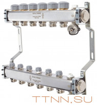 Для отопления Royal Thermo 1" ВР-3/4" НР, 8 выходов, нерж. (RTE 51.108) Для отопления Royal Thermo 1" ВР-3/4" НР, 8 выходов, нерж. (RTE 51.108)