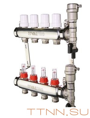 Коллекторный блок Valtec VTc.589.EMNX.0603 1, 3 x 3/4