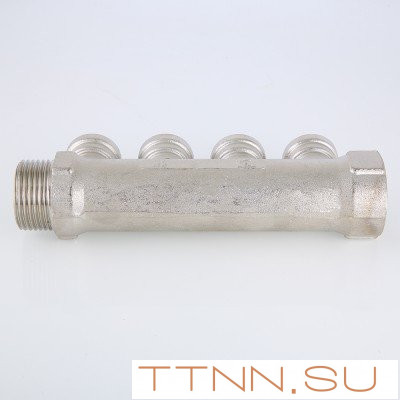 Коллектор Valtec 1"х 4 выхода х 1/2" VTc.550 N