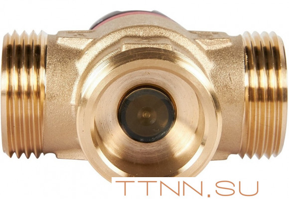 Смесительный клапан Rommer 1" НР 20-43°С KV 2,5 (RVM-0231-254325) боковое смешивание