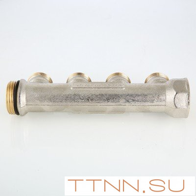 Коллектор Valtec 2 выхода х1" х евроконус 3/4 VTc.500 NE