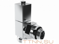 Ручной регулировки вентиль Royal Thermo угловой, хром, ручка куб 1/2 Ручной регулировки вентиль Royal Thermo угловой, хром, ручка куб 1/2