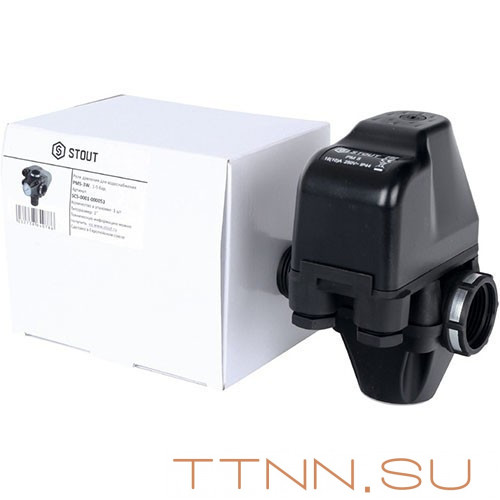 Реле давления для водоснабжения со встроенным манометром STOUT PM5-3W, 1-5 бар Реле давления для водоснабжения со встроенным манометром STOUT PM5-3W, 1-5 бар