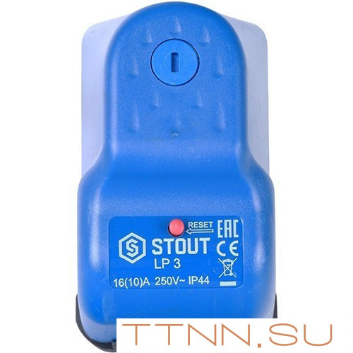 Реле сухого хода STOUT LP/3, 0-4 бар, 1/4" Реле сухого хода STOUT LP/3, 0-4 бар, 1/4"