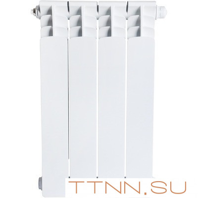 Биметаллический радиатор STOUT SPACE 500 нижнее 4 секции (SRB-0320-050004) Биметаллический радиатор STOUT SPACE 500 нижнее 4 секции (SRB-0320-050004)