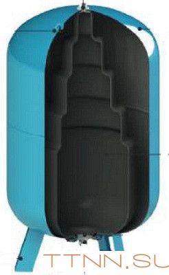 Расширительный бак VALTEC Бак расширительный для систем водоснабжения 150 л СИНИЙ Расширительный бак VALTEC Бак расширительный для систем водоснабжения 150 л СИНИЙ