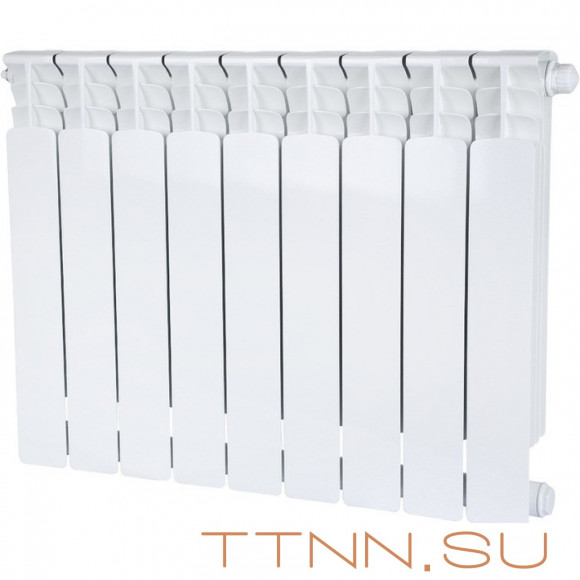 Биметаллический радиатор STOUT SPACE 500 нижнее 9 секций (SRB-0320-050009)