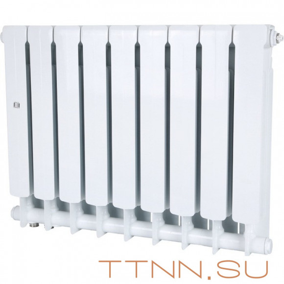 Биметаллический радиатор STOUT SPACE 500 нижнее 9 секций (SRB-0320-050009)