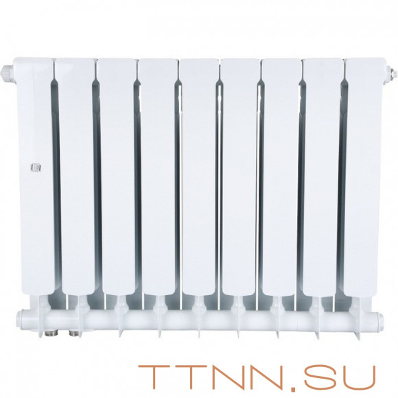 Биметаллический радиатор STOUT SPACE 500 нижнее 9 секций (SRB-0320-050009)
