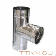 Тройник Нерж. 90° (0.5мм) диаметр 120 Тройник Нерж. 90° (0.5мм) диаметр 120