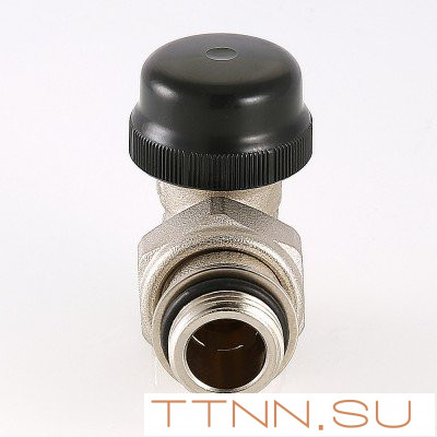 Клапан термостатический для радиатора угловой с преднастройкой Valtec 3/4 VT.037.N.05