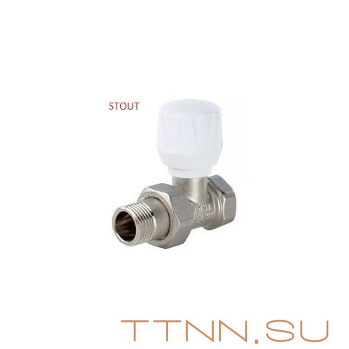 Вентиль ручной регулировки радиатора 1/2" прямой Вентиль ручной регулировки радиатора 1/2" прямой