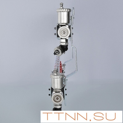 Для отопления VALTEC 1"х5 вых. Евроконус 3/4" с расходомерами в сборе