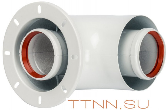 Комплект коаксиальный STOUT 60/100 для прохода через стену Комплект коаксиальный STOUT 60/100 для прохода через стену