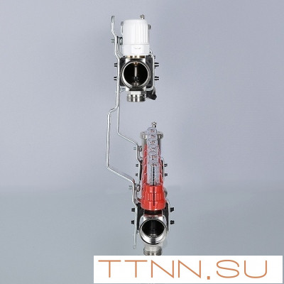 Для отопления VALTEC 1"х6 вых. Евроконус 3/4" с расходомерами в сборе