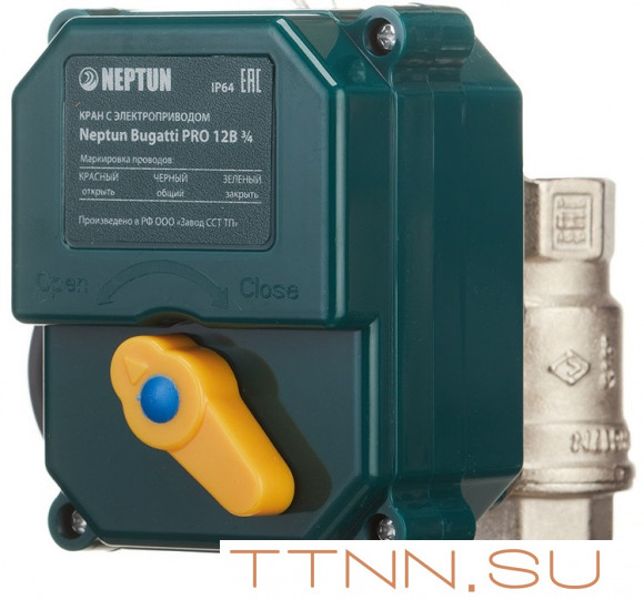 Кран с электроприводом Neptun Bugatti Pro 12В 3/4 Кран с электроприводом Neptun Bugatti Pro 12В 3/4