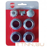 Набор присоединительный Royal Thermo Набор присоединительный 3/4 silver Набор присоединительный Royal Thermo Набор присоединительный 3/4 silver