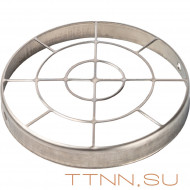 Решетка STOUT из нержавеющей стали DN80 для воздухоподводящей трубы Решетка STOUT из нержавеющей стали DN80 для воздухоподводящей трубы