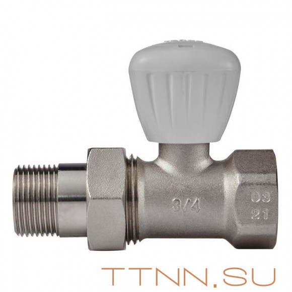 Набор ручной регулировки Royal Thermo прямой 3/4” (никель) Набор ручной регулировки Royal Thermo прямой 3/4” (никель)