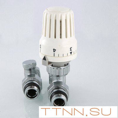 Комплект терморегулирующий для радиатора прямой Valtec 1/2 VT 046 N 4