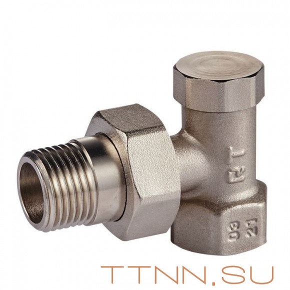 Набор ручной регулировки Royal Thermo угловой 1/2” (никель)