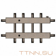 Распределительный коллектор на 5 контуров, арт. 2К5-70 Распределительный коллектор на 5 контуров, арт. 2К5-70