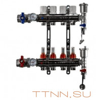 Коллекторная группа TIM KA004 4 выхода латунь Коллекторная группа TIM KA004 4 выхода латунь