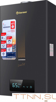 Газовый проточный водонагреватель Thermex S 20 MD (Art Black)