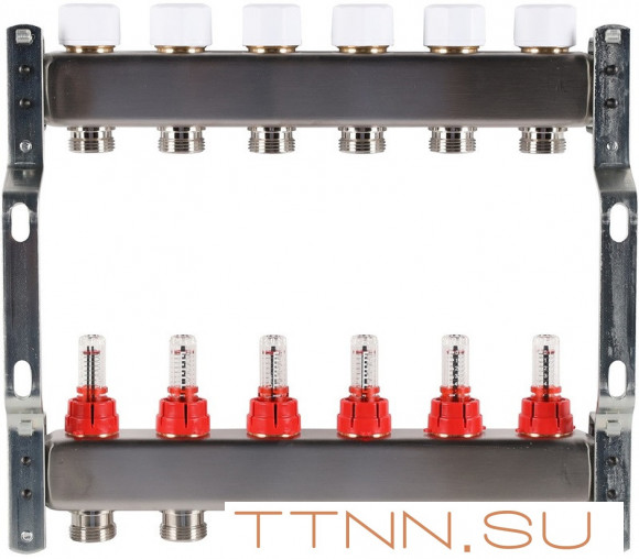 Для отопления Rommer 1"/3/4"x6 с расходомерами (RMS-1200-000006) Для отопления Rommer 1"/3/4"x6 с расходомерами (RMS-1200-000006)