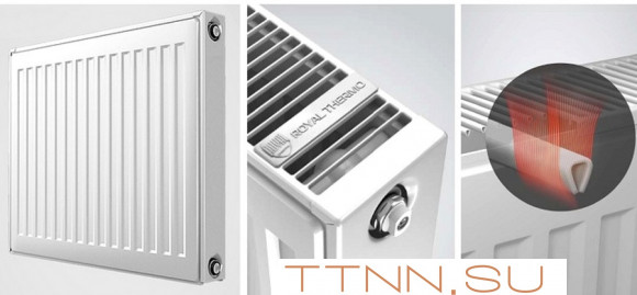 Стальной панельный радиатор Тип 33 Royal Thermo VENTIL COMPACT VC33-450-1800 RAL9016 Стальной панельный радиатор Тип 33 Royal Thermo VENTIL COMPACT VC33-450-1800 RAL9016