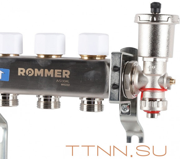 Для отопления Rommer 1"/3/4"x7 с запорными клапанами (RMS-3210-000007) Для отопления Rommer 1"/3/4"x7 с запорными клапанами (RMS-3210-000007)