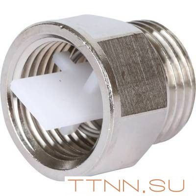 Клапан отсекающий, обратный, 1/2" никель STOUT SVC-1003-000015 Клапан отсекающий, обратный, 1/2" никель STOUT SVC-1003-000015