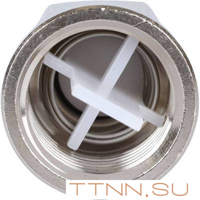 Клапан отсекающий, обратный, 1/2" никель STOUT SVC-1003-000015 Клапан отсекающий, обратный, 1/2" никель STOUT SVC-1003-000015
