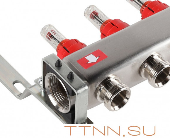 Для отопления Rommer 1"/3/4"x7 с расходомерами (RMS-1201-000007)