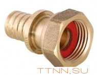 Фитинг аксиальный VALTEC с накидной гайкой 16х1/2 VTm.422.G.001604 Фитинг аксиальный VALTEC с накидной гайкой 16х1/2 VTm.422.G.001604