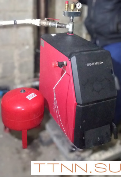 Твердотопливный котел Rommer 16 кВт Твердотопливный котел Rommer 16 кВт