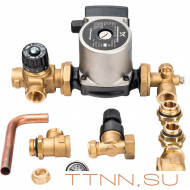 Насосно-смесительный узел с байпасом насос Grundfos UPSO 25-65 130 STOUT SDG-0020-002002 Насосно-смесительный узел с байпасом насос Grundfos UPSO 25-65 130 STOUT SDG-0020-002002