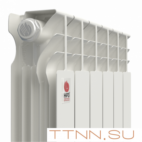 Алюминиевый радиатор НРЗ ЛЮКС 500/100 6 секций Алюминиевый радиатор НРЗ ЛЮКС 500/100 6 секций