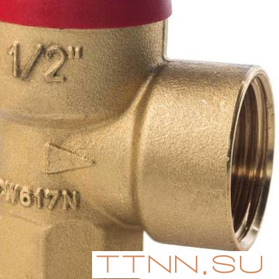 Клапан предохранительный 30 x 1/2" STOUT SVS-0001-003015